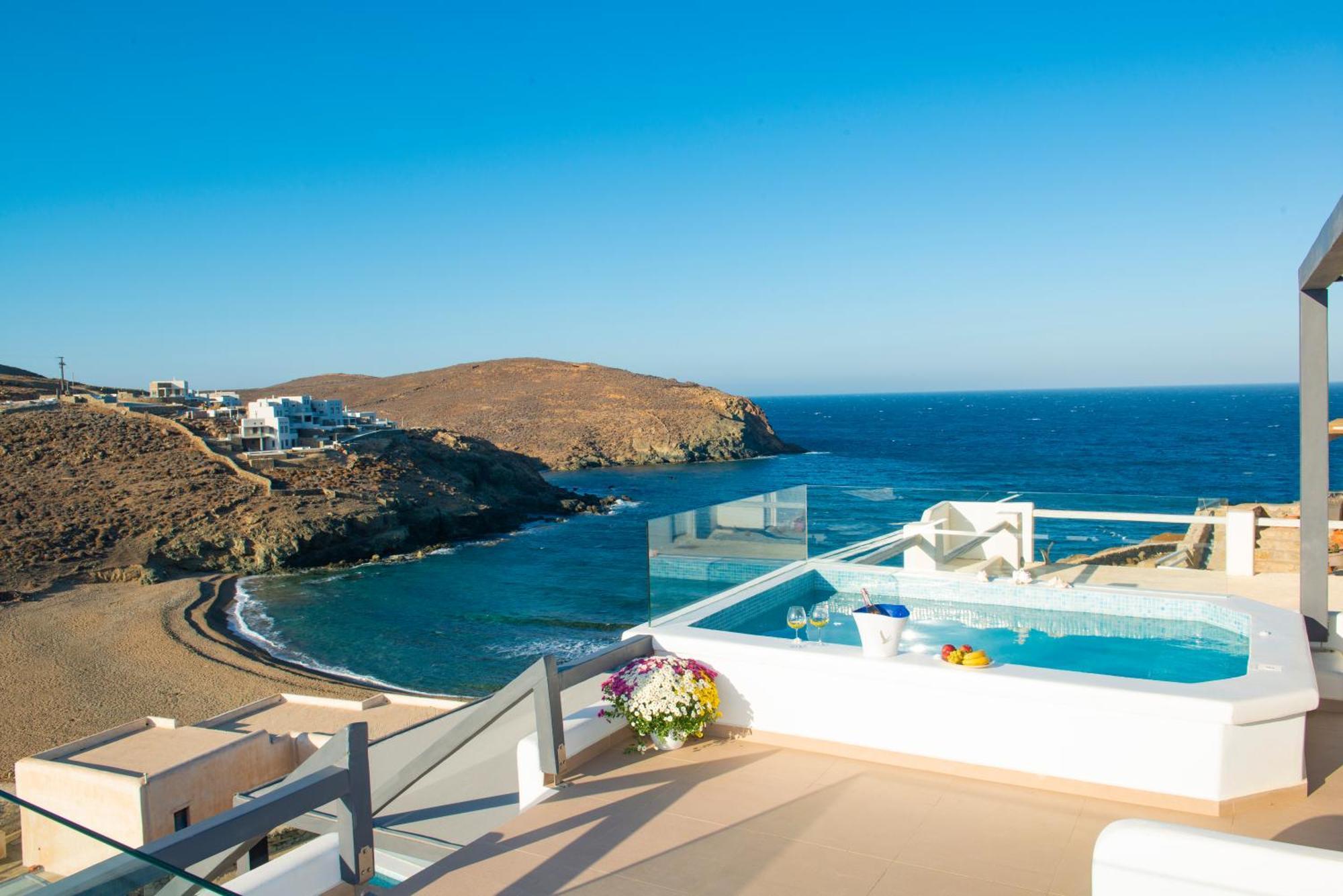 Myrsini'S Luxury Suites Merchia Mykonos Town Bagian luar foto